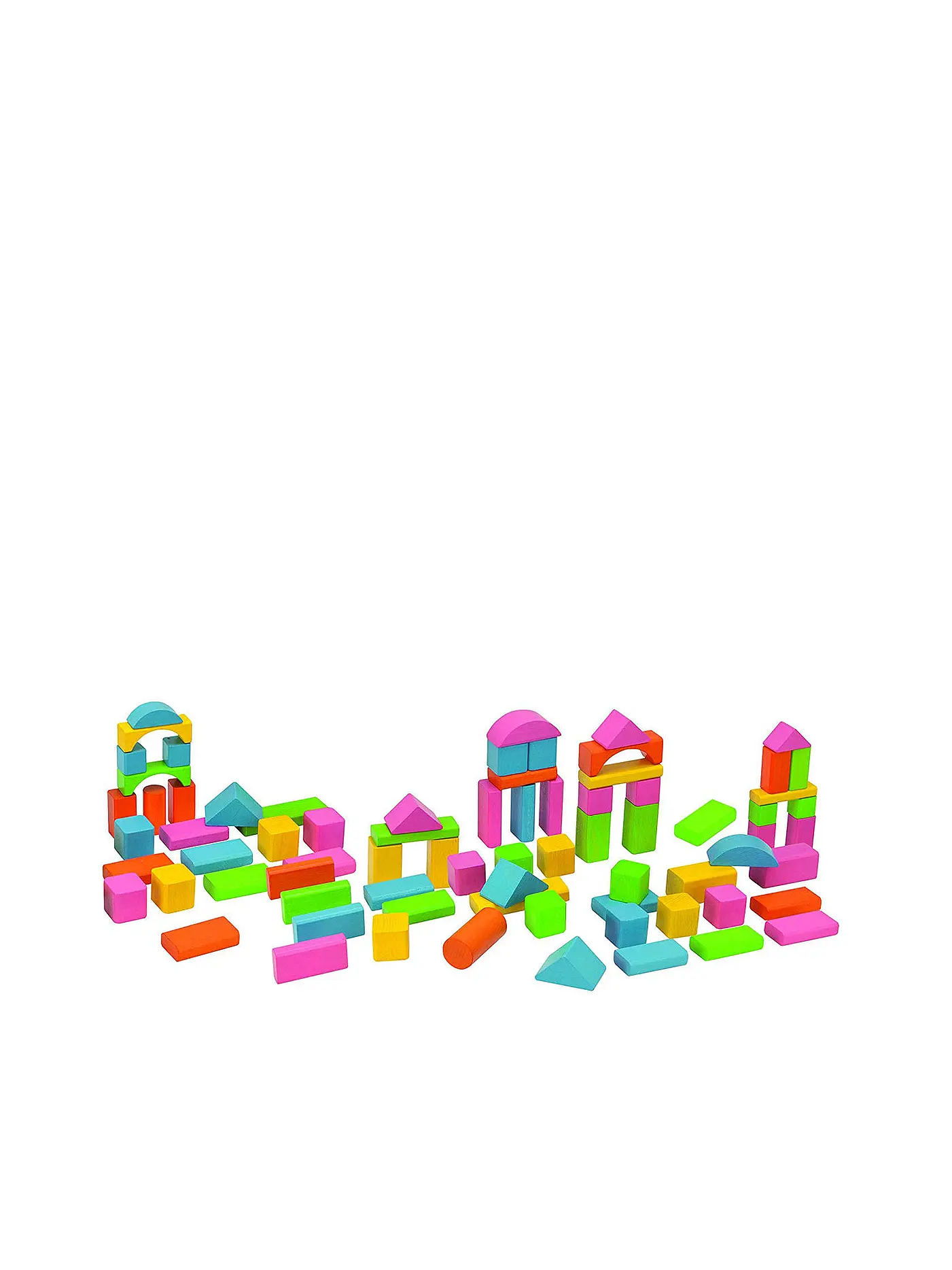 EICHHORN | Bunte Holzbausteine 75-tlg. | 